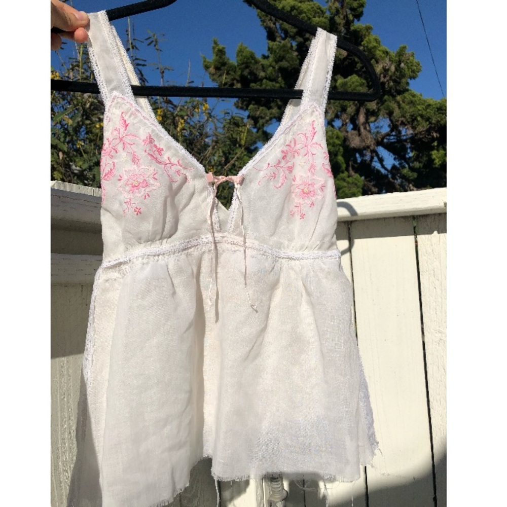 Vintage Baby Doll Embroidered Top